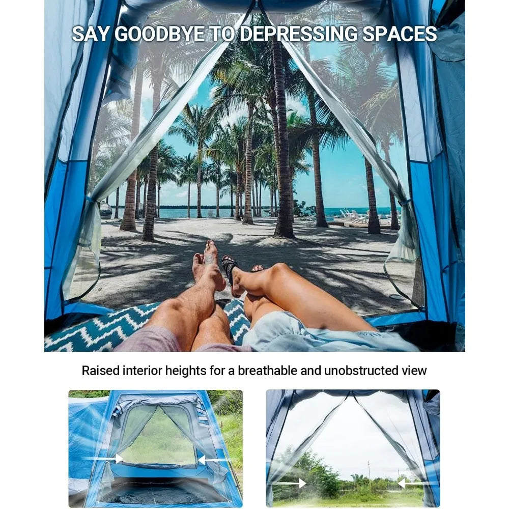 4-6 Person SUV Pop-up Tent for Family Camping & Road Trips