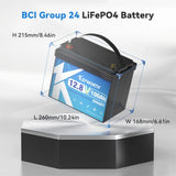 LiFePO4 Lithium Iron Phosphate Battery with BMS