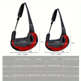 1pc Outdoor Pet Shoulder/Chest Bag