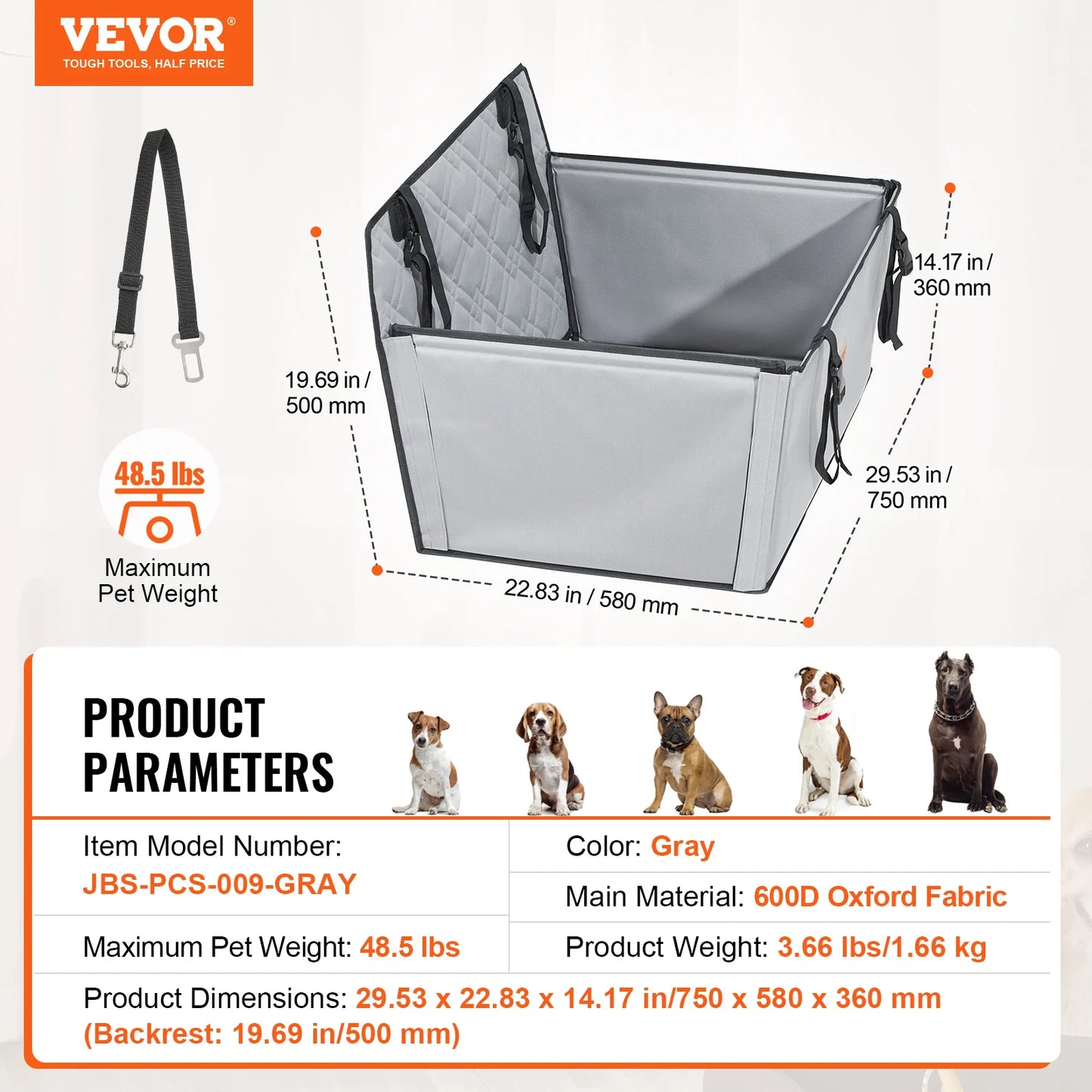 Waterproof Dog Booster Seats