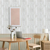 Peel and Stick Shiplap Removable Wallpaper