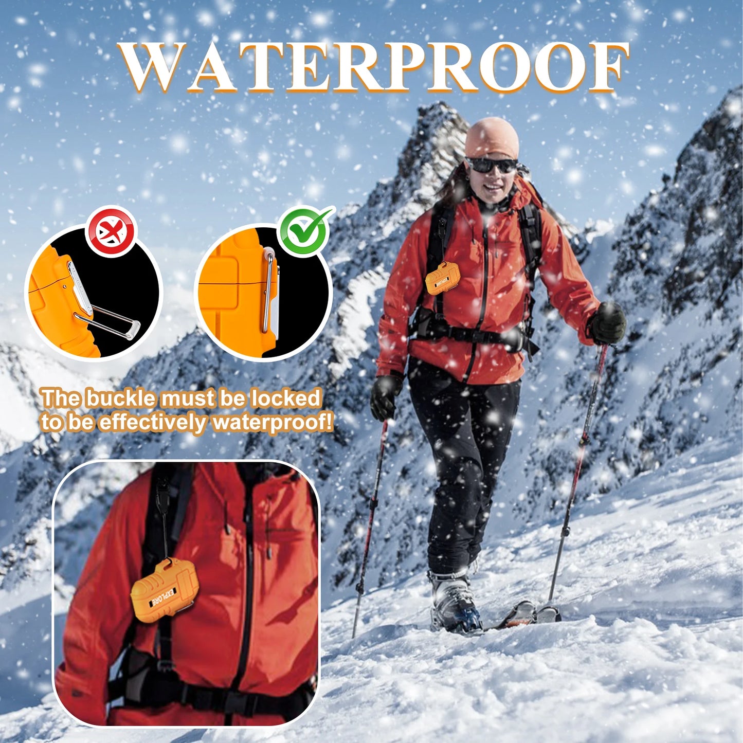 Waterproof Electric Lighter, Windproof, USB