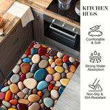 1pc Colorful Pebble Pattern Doorway Mat