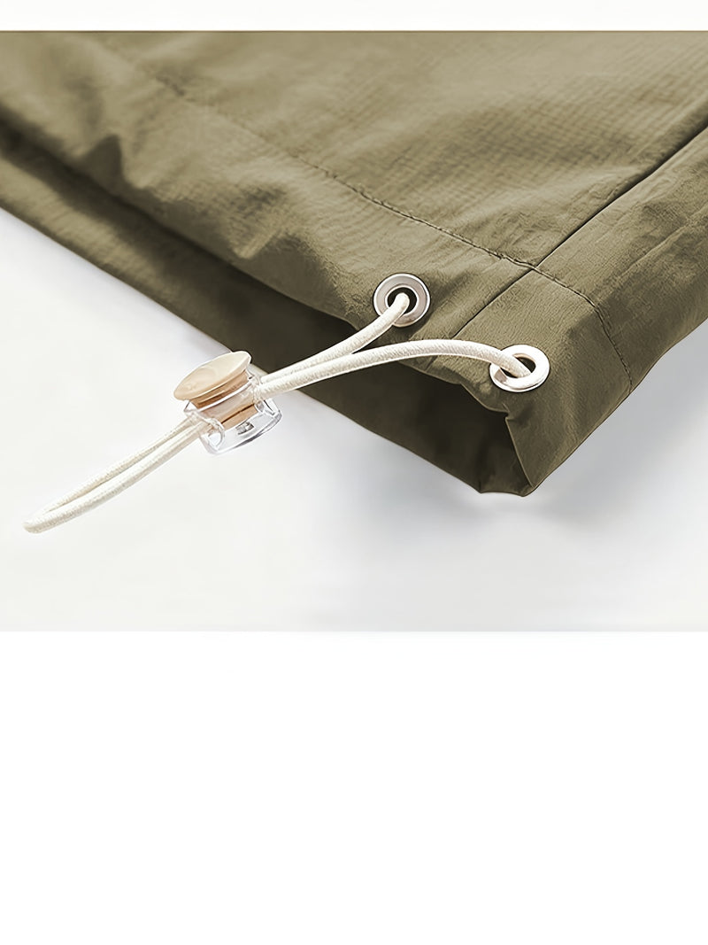 Men's Heavy-Duty Windproof Hooded Jacket