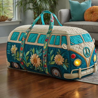 Tote Quilted Embroidery Travel Bag