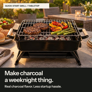 Quick Start Grill - Ready to Grill in About 6 Minutes