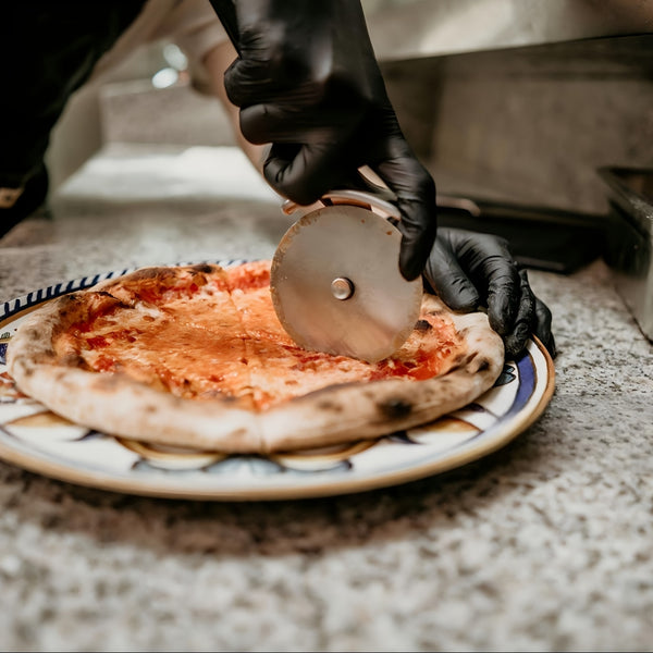 50pcs Black Pure Nitrile Disposable Gloves