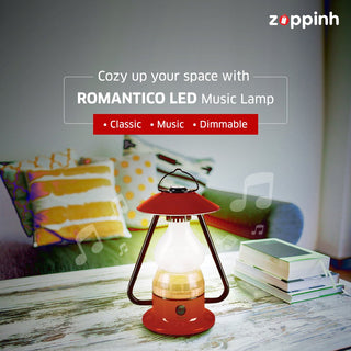 LED All-in-One Lamp, Rechargeable, Bluetooth Music Speaker