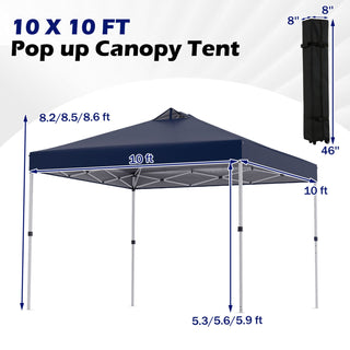 10' x 10' Outdoor Commercial Pop-up Canopy Tent