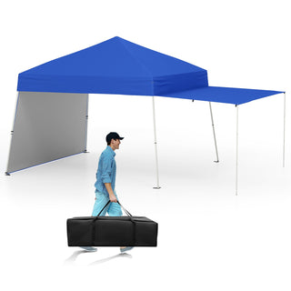 14' x 9.2' Pop-up Canopy Tent with Convertible Sidewalls