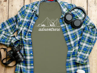 Adventure Awaits Mountains and Sunshine - Long Sleeve Tee