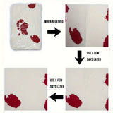 1pc Coastal Beach Themed Washable Polyester Doormat with Starfish Design