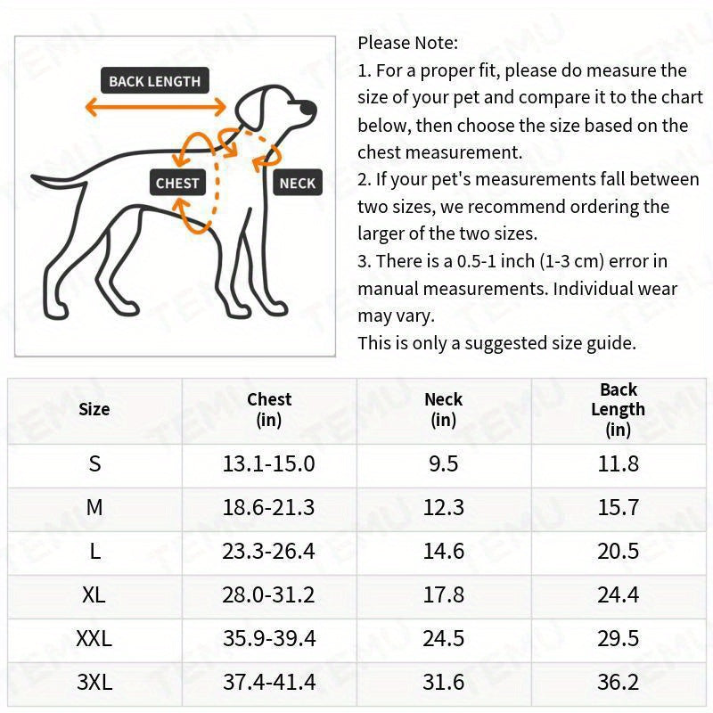 Reflective Waterproof Dog Raincoat with Hood