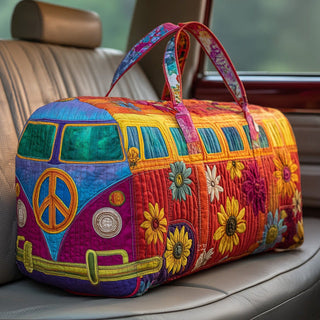 Tote Quilted Embroidery Travel Bag