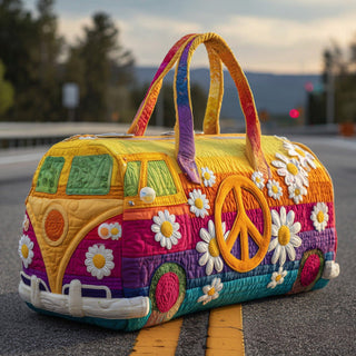 Tote Quilted Embroidery Travel Bag