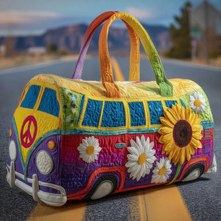 Tote Quilted Embroidery Travel Bag