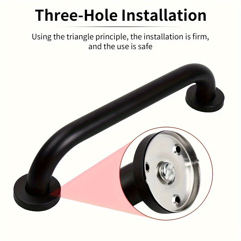 1pc Stainless Steel Anti-Slip Grab Bar