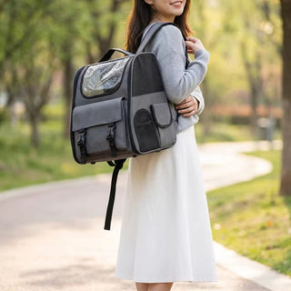 Breathable Transparent Outdoor Pet Carrier Backpack