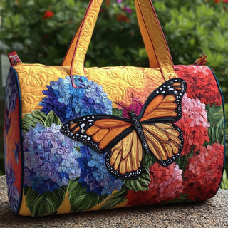 Tote Quilted Embroidery Travel Bag