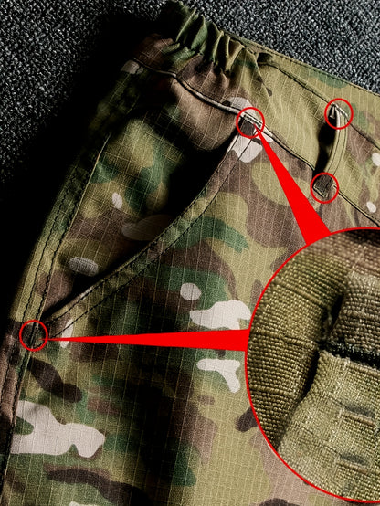 Men's Camouflage Cargo Pants | Multi-Pocket Tactical Workwear