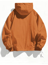 Men's Heavy-Duty Windproof Hooded Jacket
