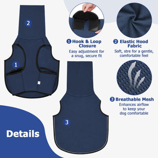 2-in-1 Dog Anxiety/Calming Vest with Hood