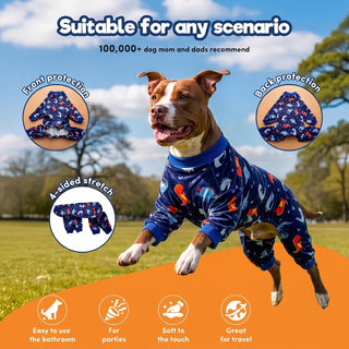 LovinPet Dog Pajamas & Bodysuit – 6 Styles, M–3XL