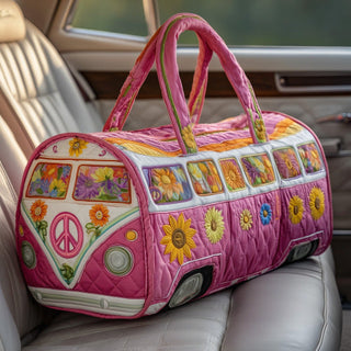 Tote Quilted Embroidery Travel Bag