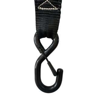 1.6" x 15' Ratchet Tie-Down Set (Pack of 4), Closed Hook (Lifetime Warranty)