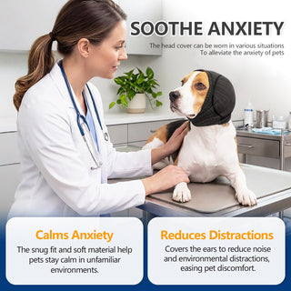 Soft Dog Ear Cover for Loud Noises, Hematoma's and Ears Surgery Recovery