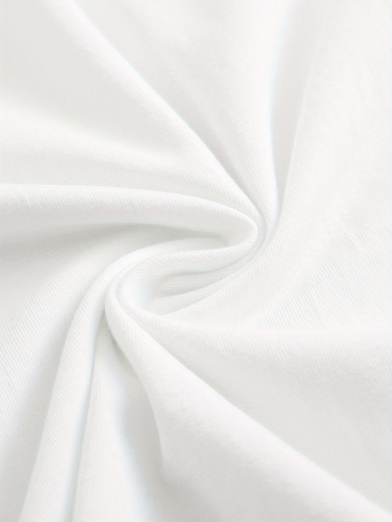 Women's Soft Breathable T-Shirt - Black & White Doodle Dog Print