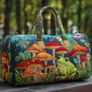 Tote Quilted Embroidery Travel Bag