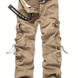 Men's 100% Cotton Cargo Pants