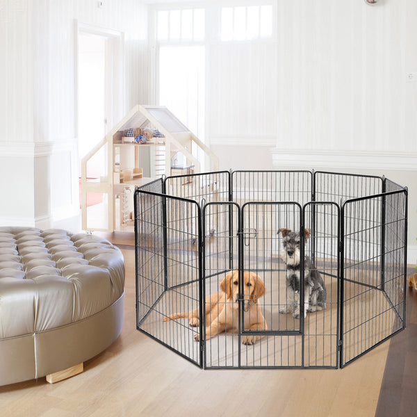 Heavy Duty Pet Playpen 48 inch 8 panel dog fence