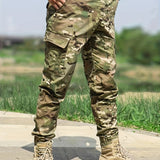 Men's Camouflage Cargo Pants | Multi-Pocket Tactical Workwear