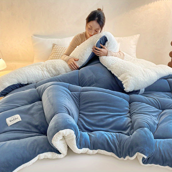 Thick Soft Comforter Lamb Quilt