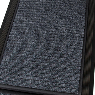 Folding Dog Ramp for Cars with Non-Slip Surface - Gray