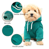 Dog Hoodie Sweatshirt, for Small to Medium Breeds
