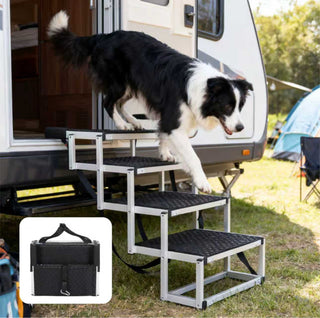 Foldable Dog Ramp for SUV, Trucks, RV, and Trailers