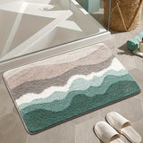 1pc Ultra Soft Flannel Bathroom Mat - Non-Slip