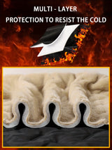 Men's Heavy-Duty Winter Cargo Pants - Thermal Insulated Work Trousers