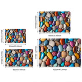 1pc Colorful Pebble Pattern Doorway Mat