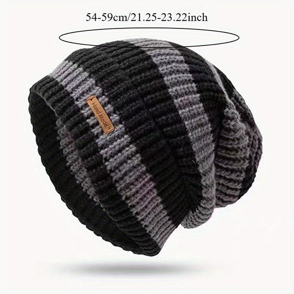 2pcs Loose Fit Beanie Hats