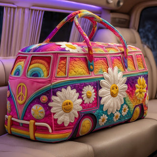 Tote Quilted Embroidery Travel Bag
