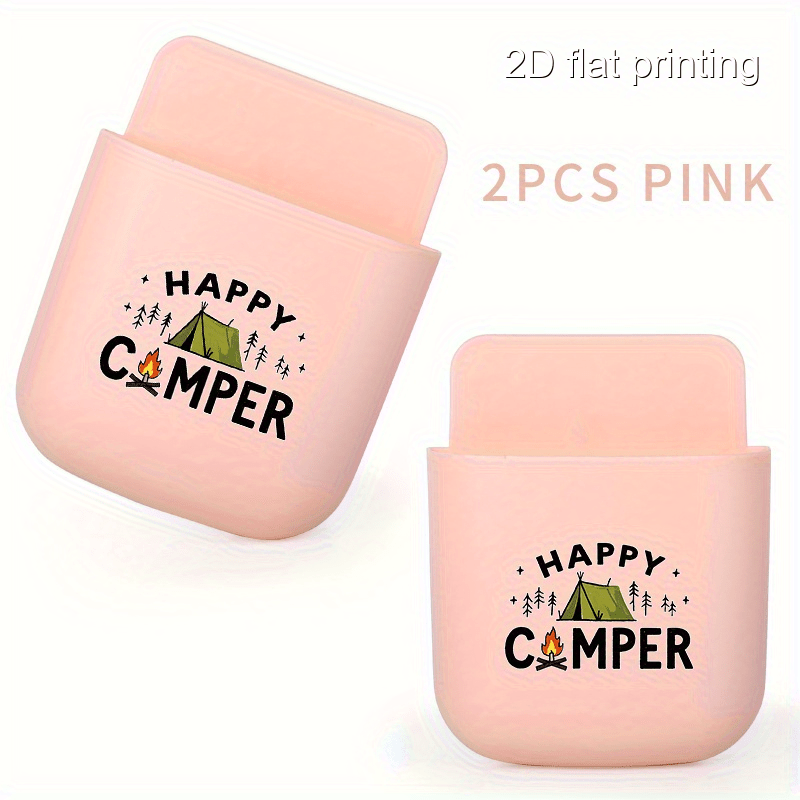 2pcs Camping Wall-Mounted Phone Holder