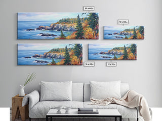Acadia National Park, Framed Canvas Print
