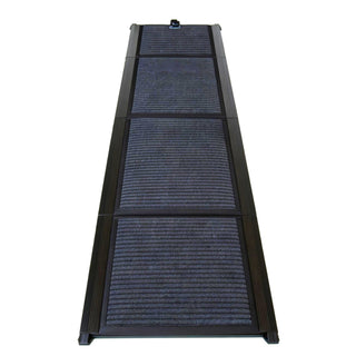 Folding Dog Ramp for Cars with Non-Slip Surface - Gray