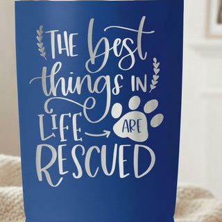 Dog Rescue Tumbler 20 oz Insulated Travel Mug
