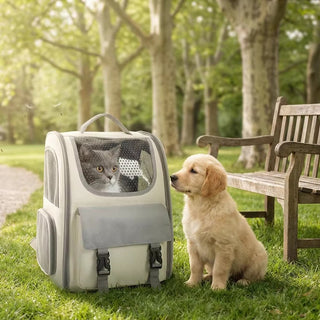 Breathable Transparent Outdoor Pet Carrier Backpack