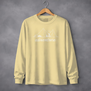 Adventure Awaits Mountains and Sunshine - Long Sleeve Tee